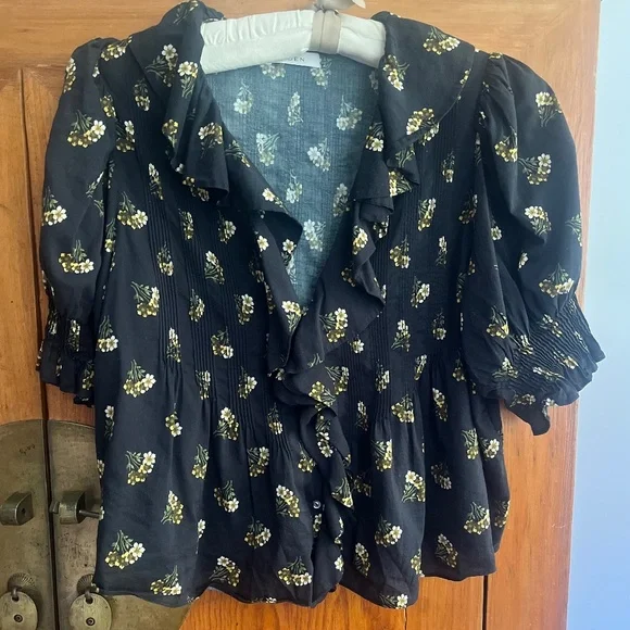 Doen Henri Top in Buttercup Bouquet - Medium - Picture 2 of 12